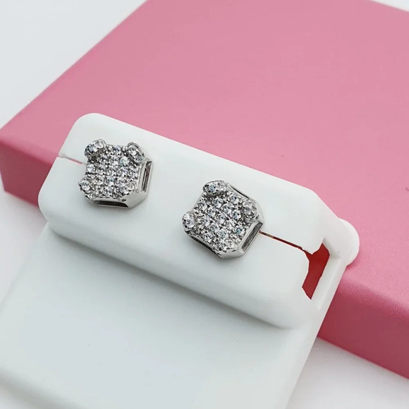 "925 Sterling Silver Cubic Zirconia Earrings, U19254570 - Picture 8 of 11